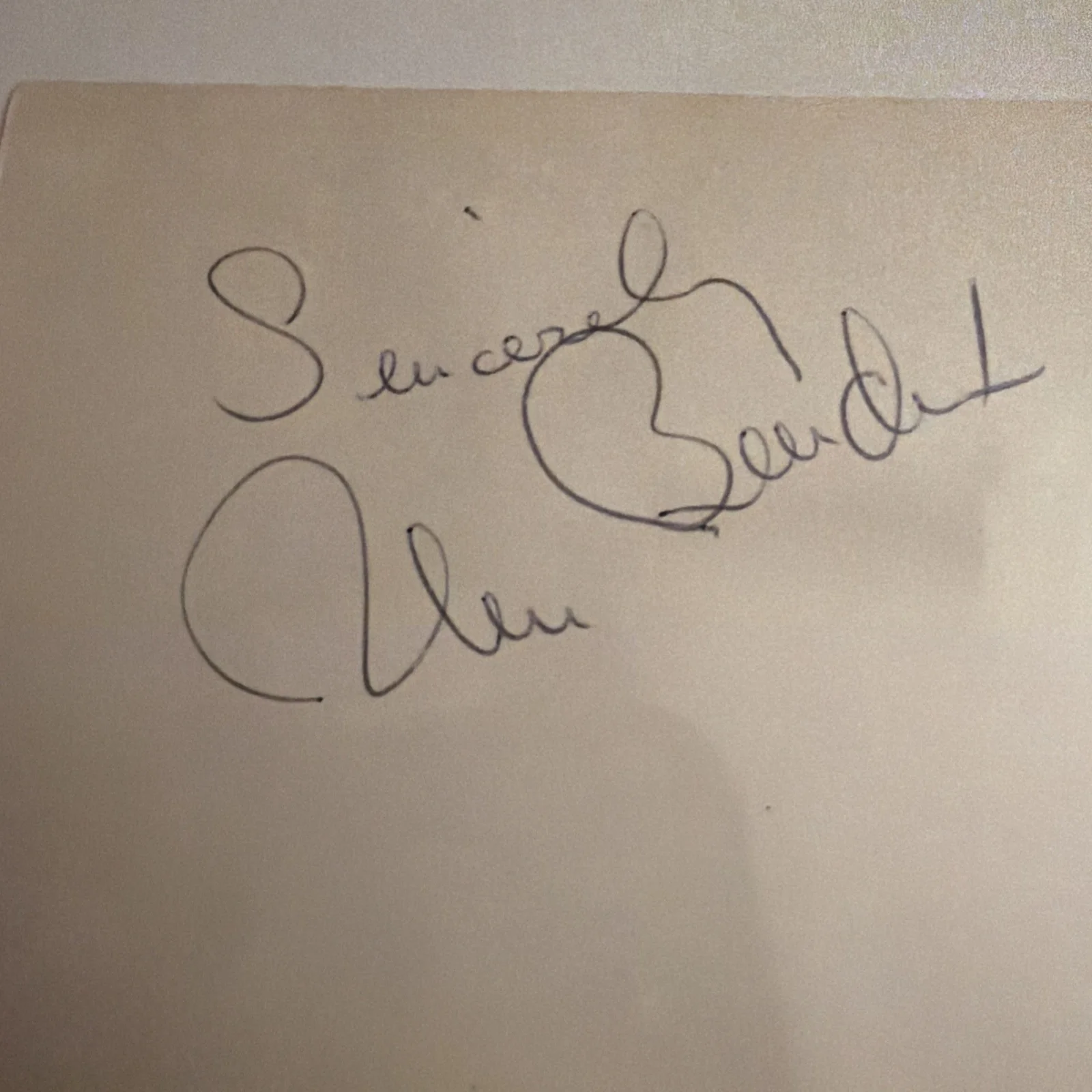 William Bendix — William Bendix Signed 3x5 Index Card Autograph Classic Film Actor, image 3