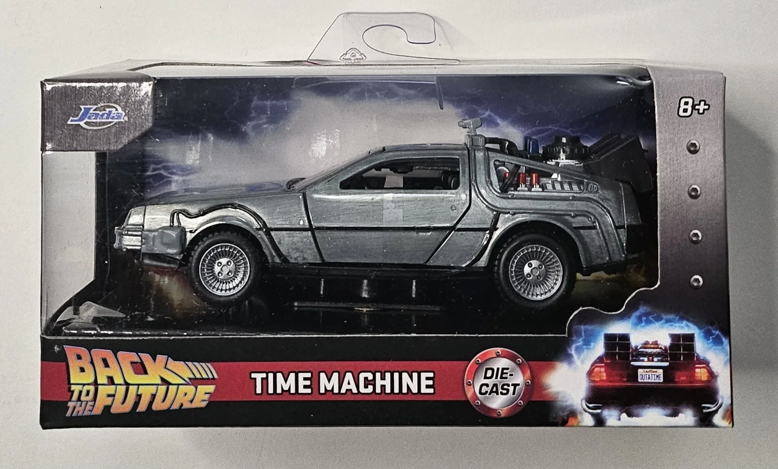 Michael J. Fox, Christopher Lloyd — Michael J Fox Christopher Lloyd Signed Back To The Future 1:32 Delorean COA, image 2