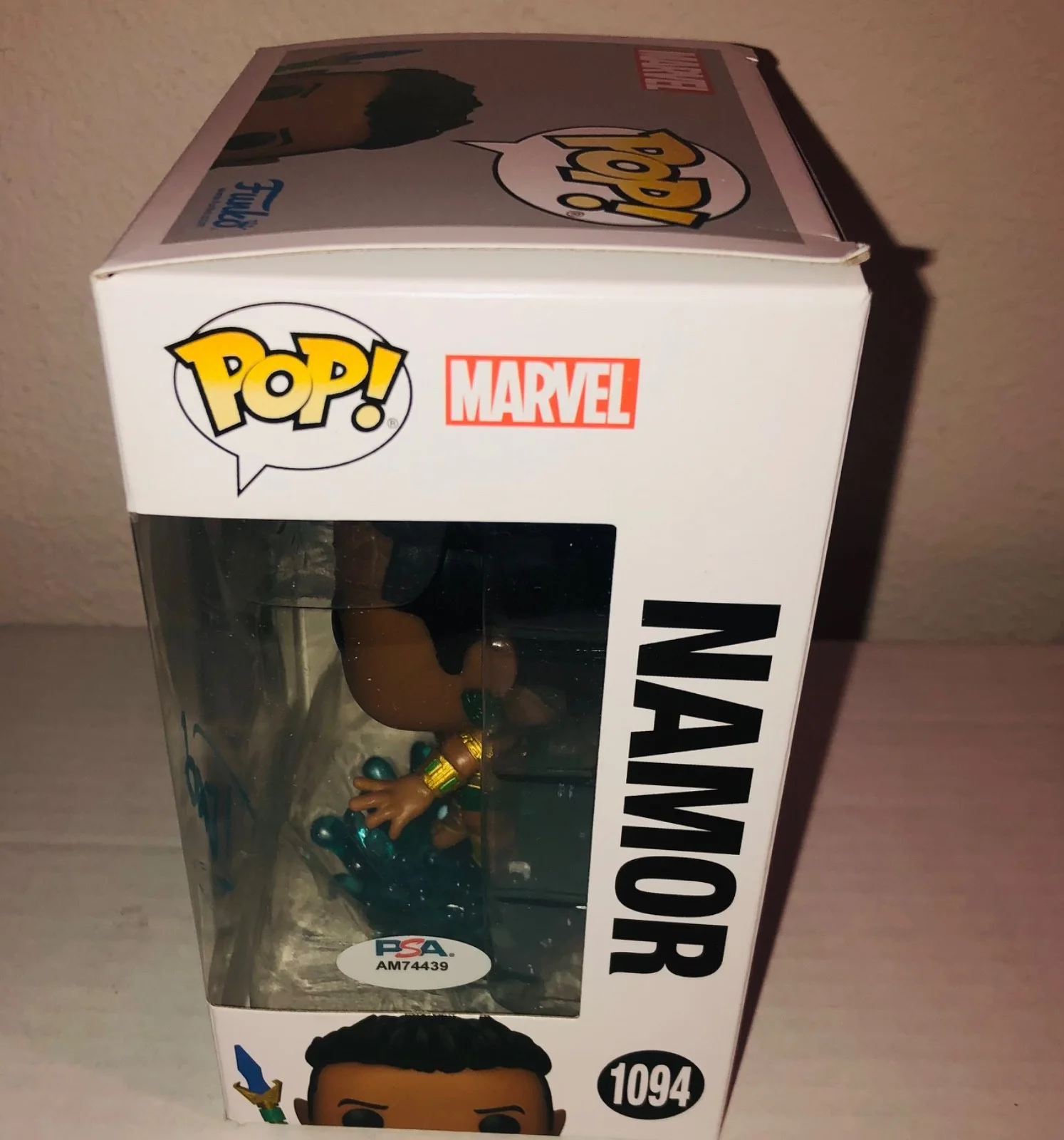 Tenoch Huerta Black Panther Wakanda Forever Namor #1094 Signed Funko Pop PSA, изображение 2