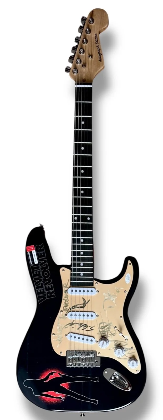 Velvet Revolver Signed Guitar Custom JSA COA Scott Weiland Slash Duff McKagan +2, изображение 3