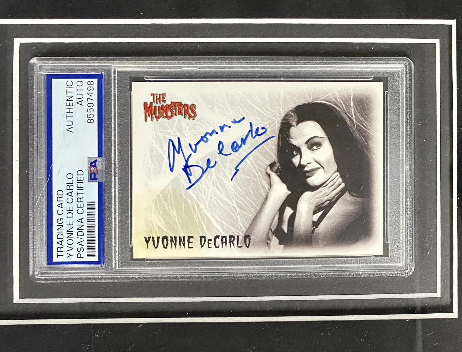 Vampira, Morticia Adams, Lily Munster & Elvira Signed Framed Display – PSA, изображение 5
