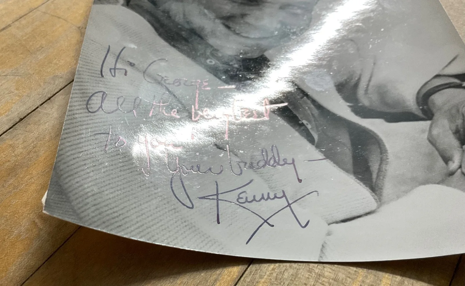VINTAGE = KENNY MILLER=HAND SIGNED AUTOGRAPHED B&W 5X7 ORIGINAL PHOTOGRAPH, image 4