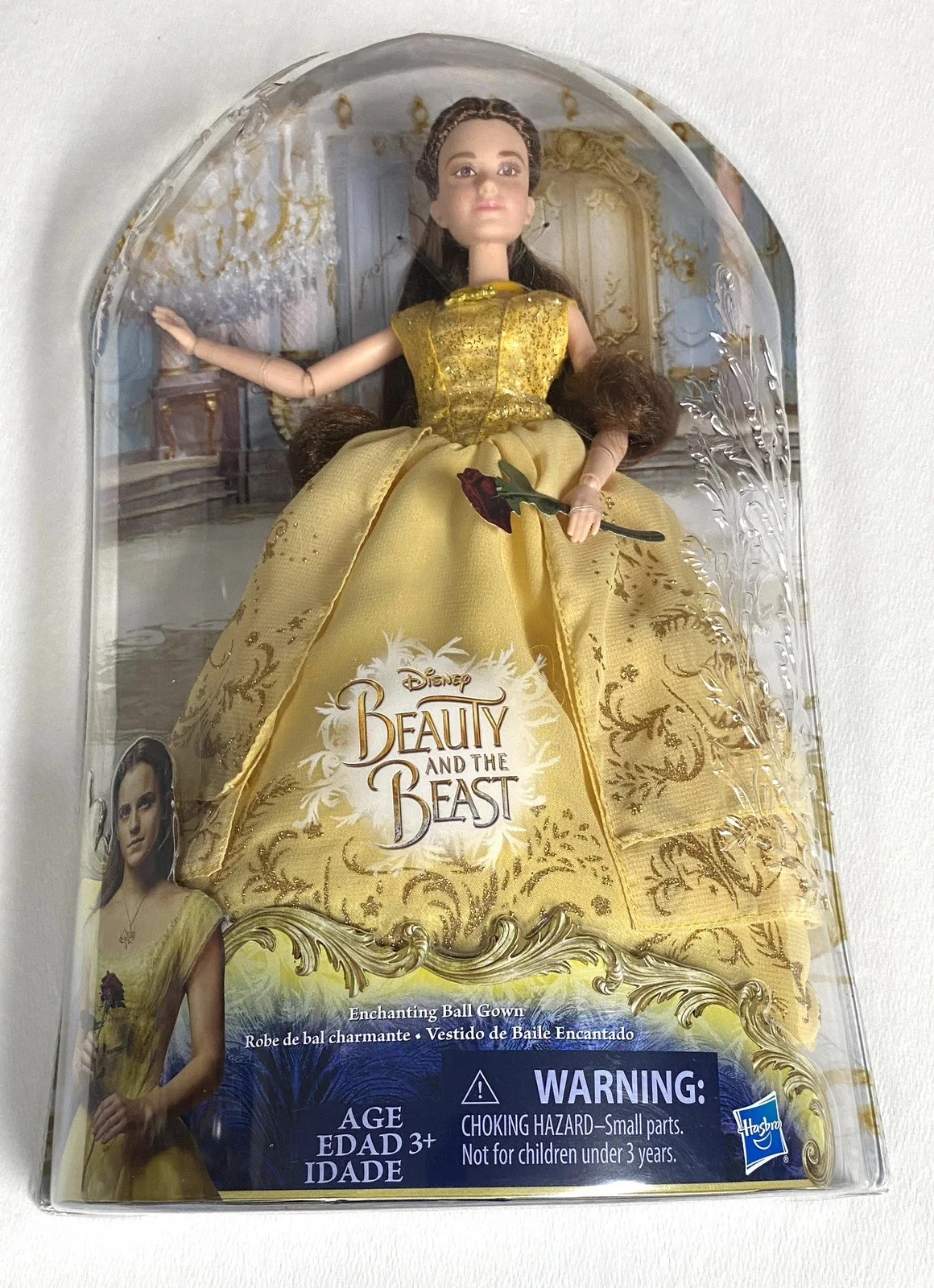 Emma Watson Signed Beauty and the Beast Photo + Disney Doll – Beckett, image 4