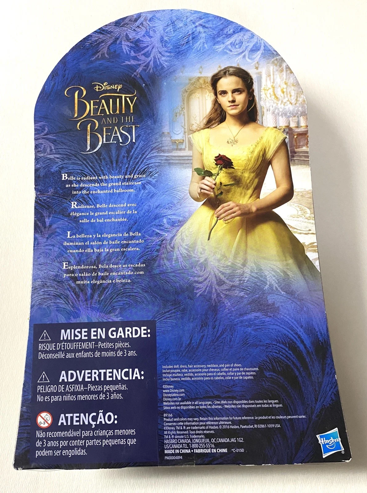 Emma Watson Signed Beauty and the Beast Photo + Disney Doll – Beckett, image 5
