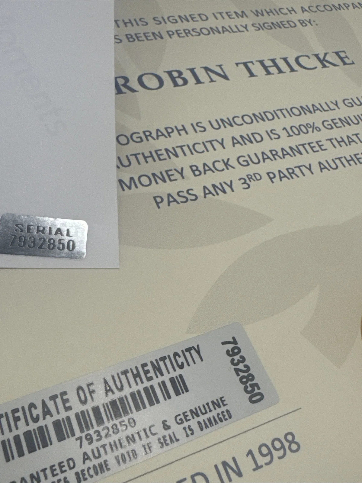 ROBIN THICKE SIGNED AUTOGRAPH 8X10 PHOTO SINGER "BLURRED LINES" w/COA & Proof, изображение 5