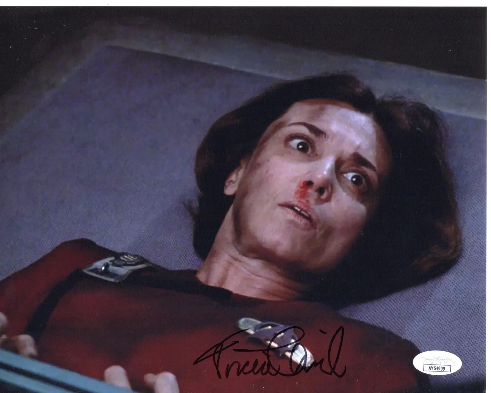 Tricia O'Neil — Tricia O'Neil signed 8x10 Photo Capt. Rachel Garrett Star Trek JSA