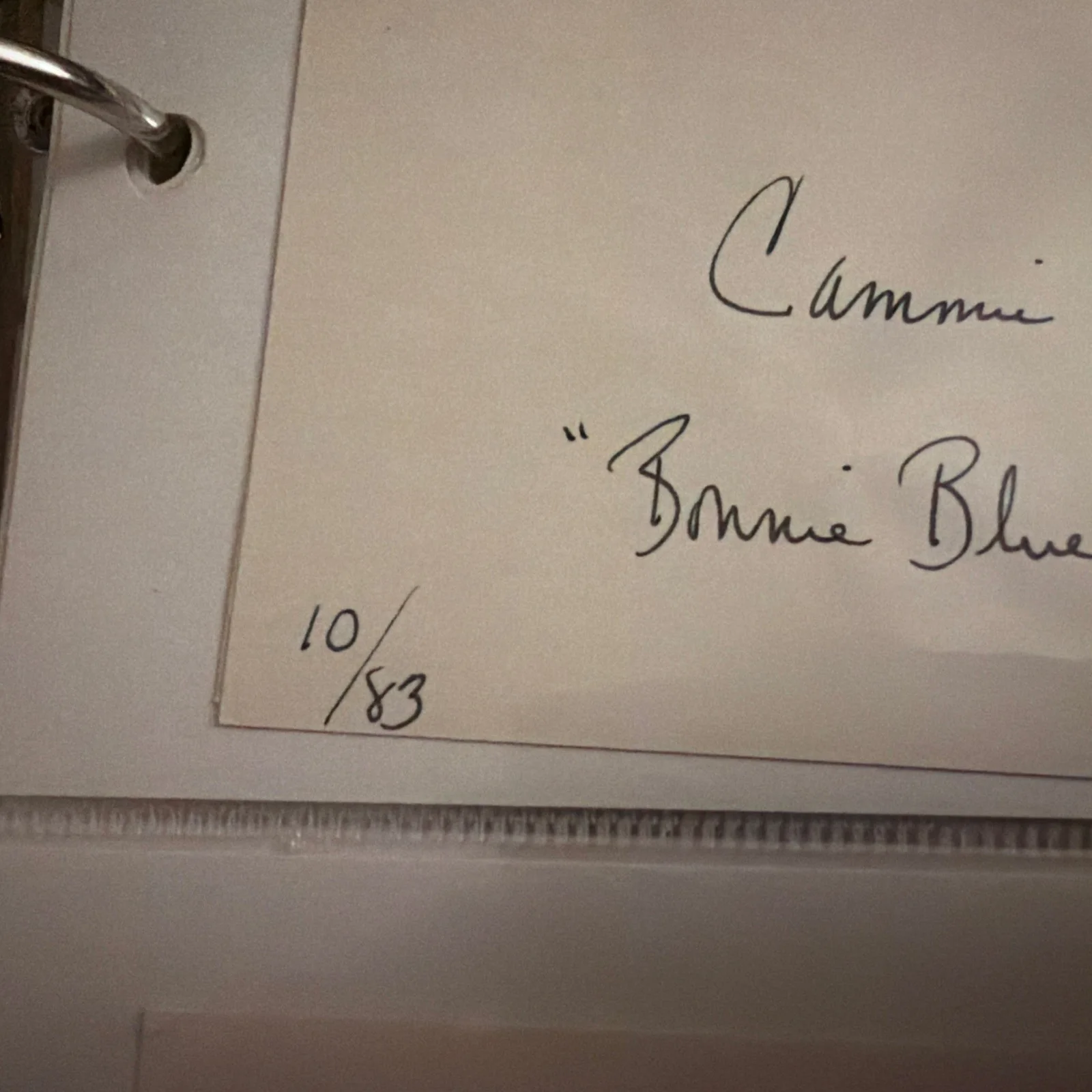 Cammie King Signed Auto 3x5 Index Card “Bonnie Blue Butler” Gone With The Wind, изображение 3