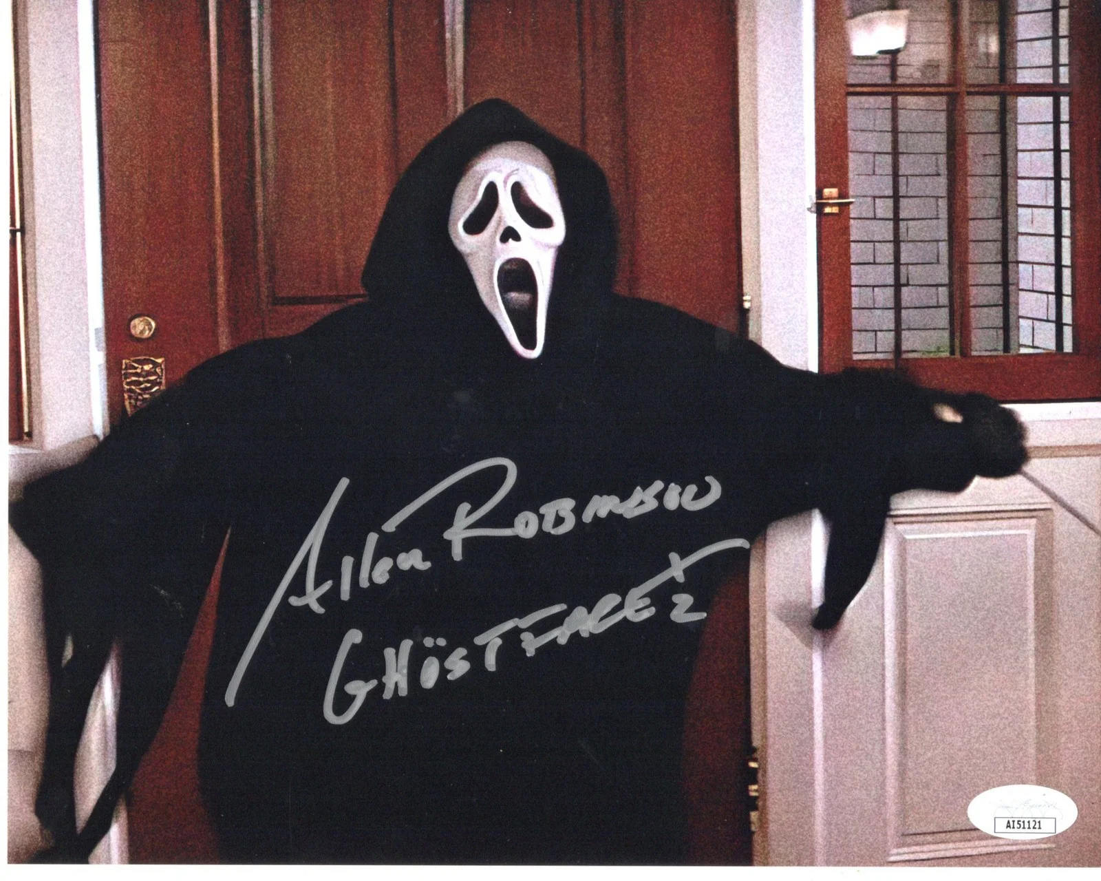 Allen Robinson — Allen Robinson signed 8x10 Photo Ghostface Scream 2 JSA Authentication