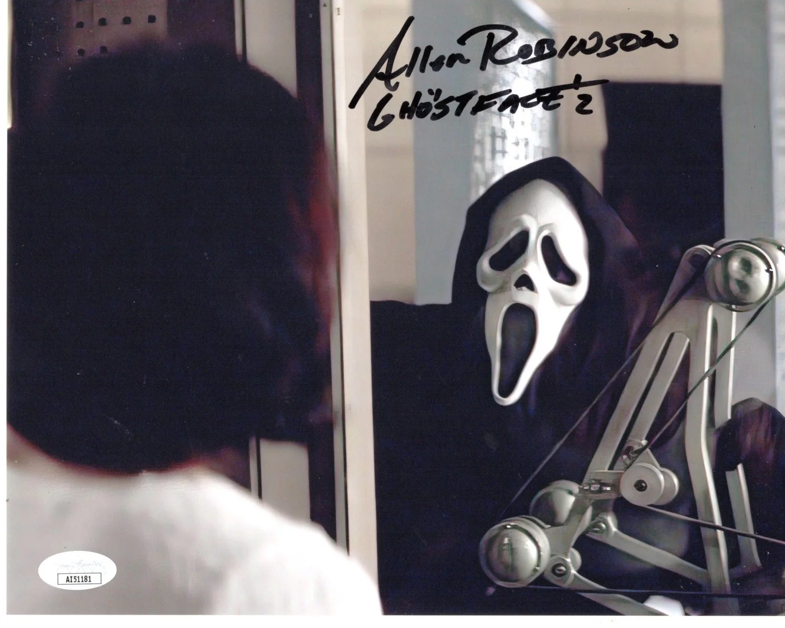 Allen Robinson — Allen Robinson signed 8x10 Photo Ghostface Scream 2 JSA Authentication