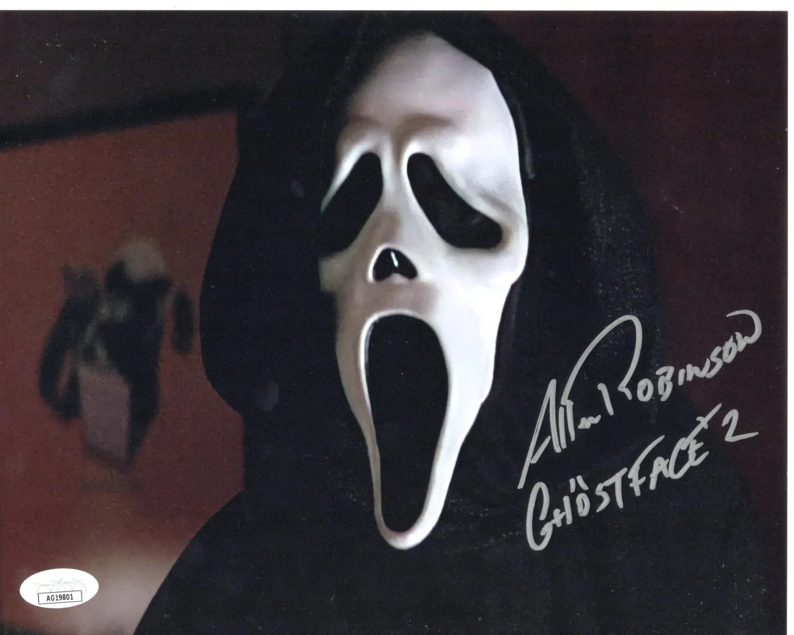 Allen Robinson — Allen Robinson signed 8x10 Photo Ghostface Scream 2 JSA Authentication