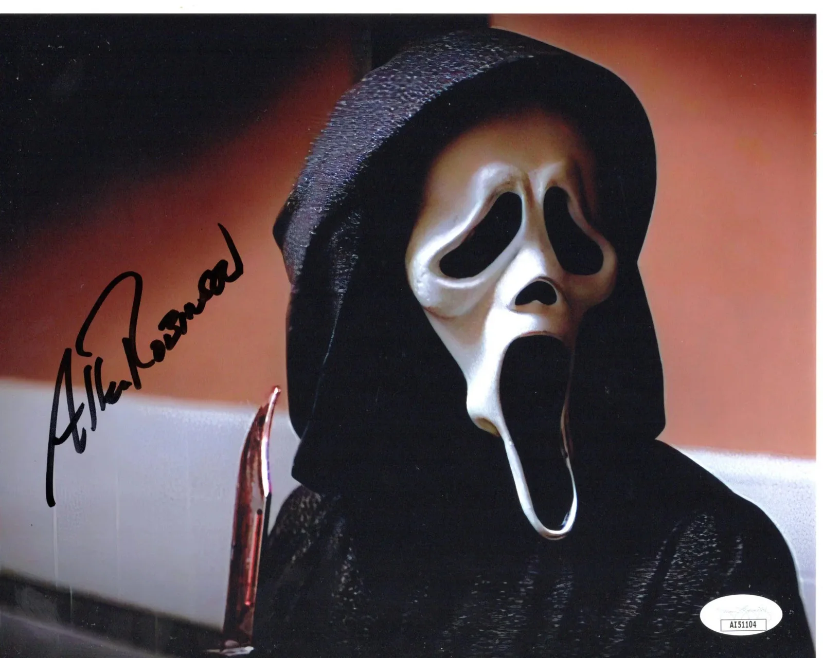 Allen Robinson — Allen Robinson signed 8x10 Photo Ghostface Scream 2 JSA Authentication