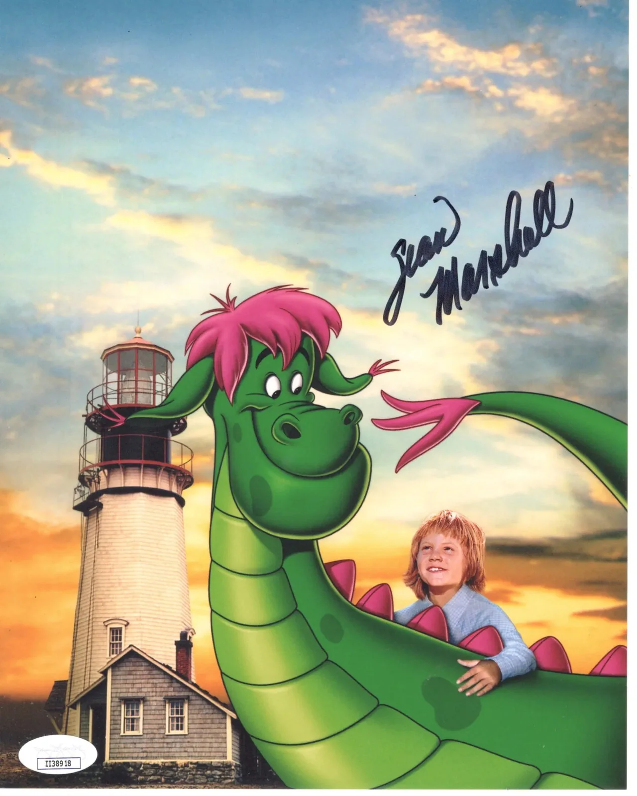 Sean Marshall — Sean Marshall signed 8x10 Photo Pete Disney's Pete's Dragon JSA Authentication