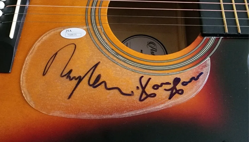 The Kinks Signed Autographed Acoustic Guitar Ray Davies Dave Davies JSA T68835, изображение 3