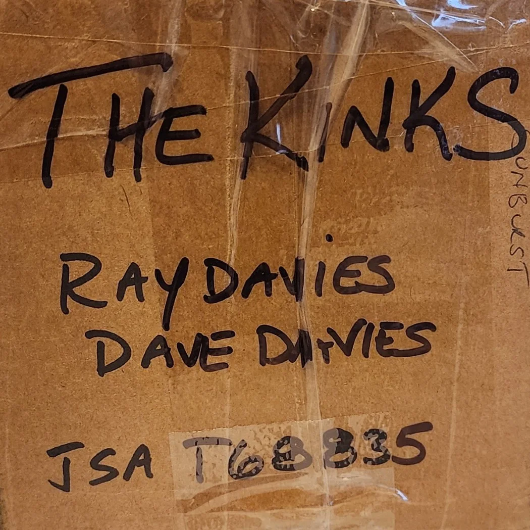 The Kinks Signed Autographed Acoustic Guitar Ray Davies Dave Davies JSA T68835, изображение 4