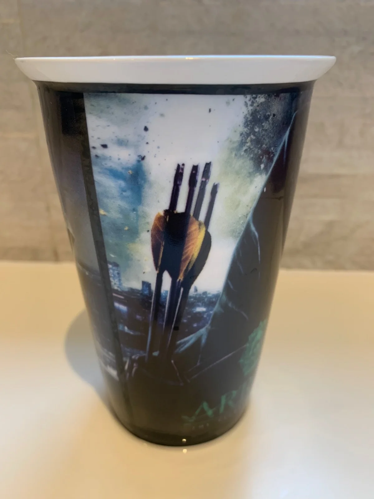 DC Comics Arrow Ceramic Travel Mug,, image 3
