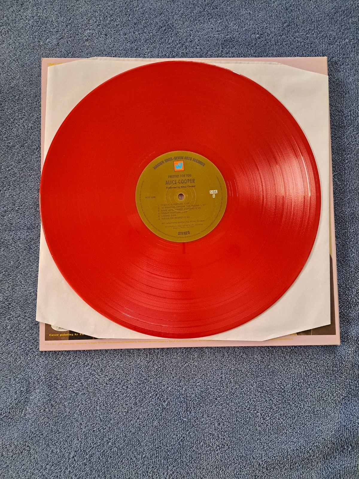 ALICE COOPER SIGNED BRAND NEW PRETTIES FOR YOU LP VINYL ALBUM JSA COA, изображение 5