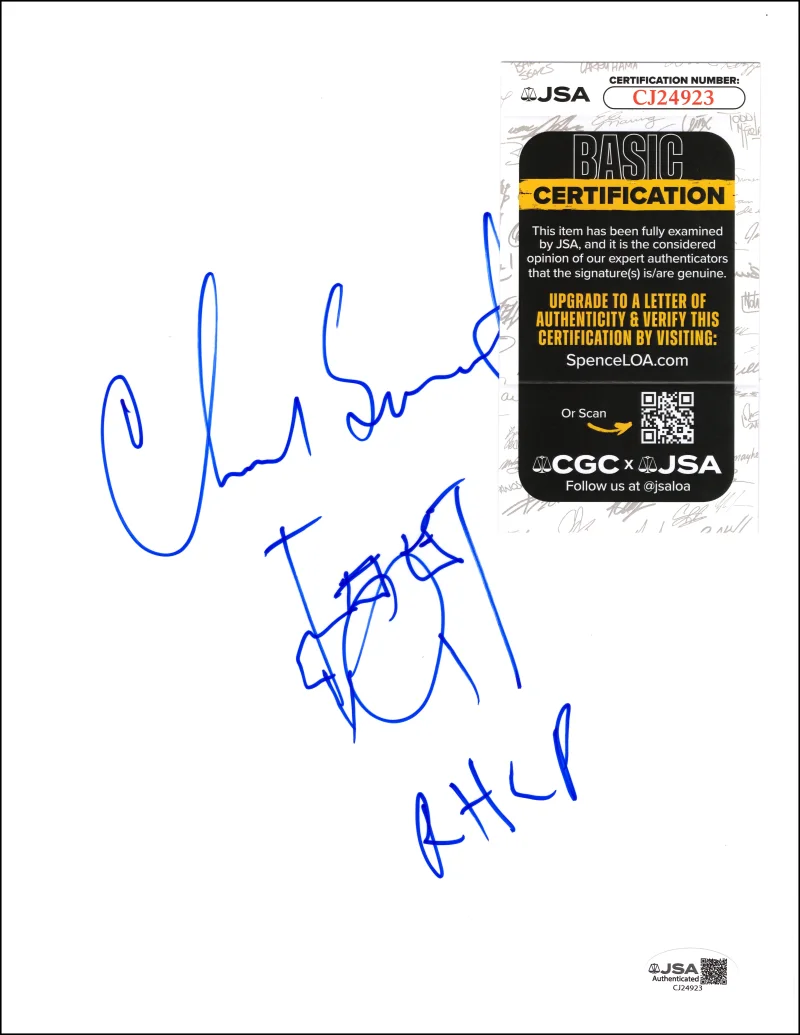 Chad Smith — Chad Smith Signed Autograph Red Hot Chili Peppers Drum Original Art Sketch COA, изображение 2