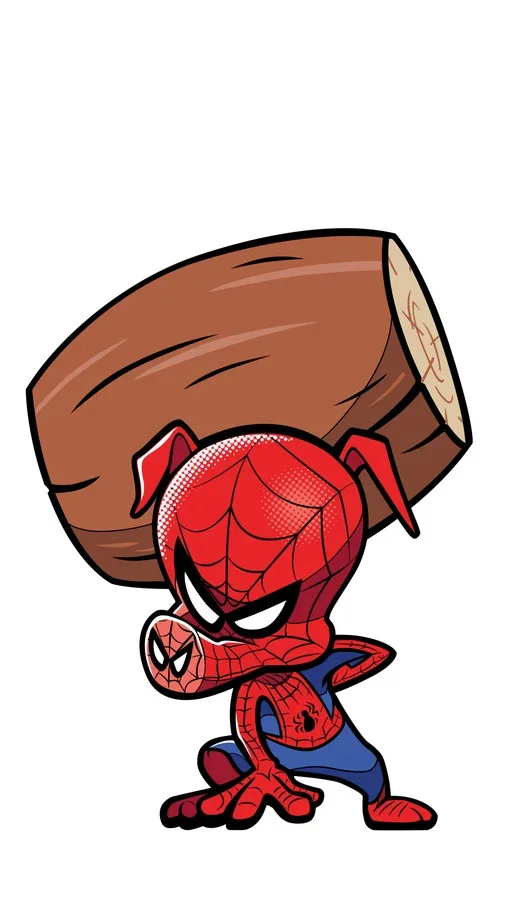 FiGPiN Spider-Ham (0320) Into the Spider-Verse LE1500 3-Inch Enamel Pin, изображение 4