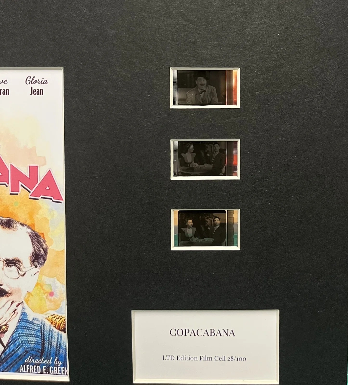 COPACABANA . 35mm Film Cell Mounted Display, image 2