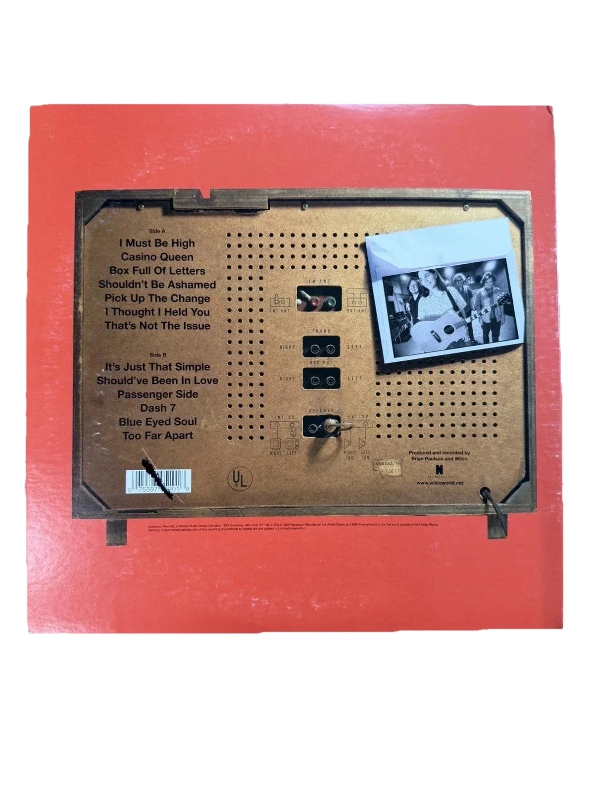 Wilco A.M. *JEFF TWEEDY * and *John Stirratt* signed vinyl album, изображение 2