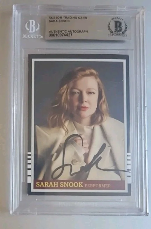 Sarah Snook — The Picture Of Dorian Gray Custom Card Signed By Sarah Snook - Beckett