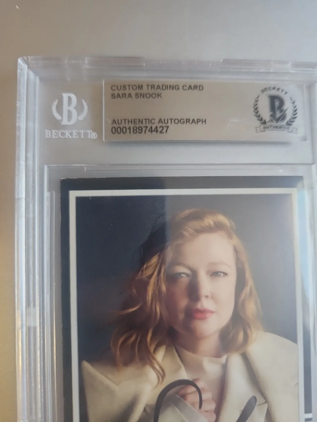 Sarah Snook — The Picture Of Dorian Gray Custom Card Signed By Sarah Snook - Beckett, image 2