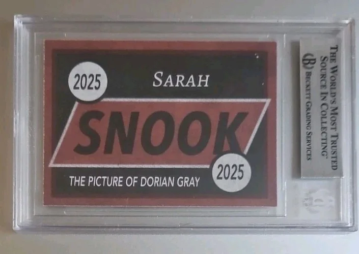 Sarah Snook — The Picture Of Dorian Gray Custom Card Signed By Sarah Snook - Beckett, image 3