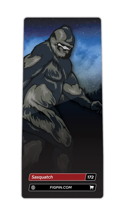 FiGPiN Sasquatch (0172) Cities - Seattle LE1000 3-Inch Enamel Pin, изображение 2