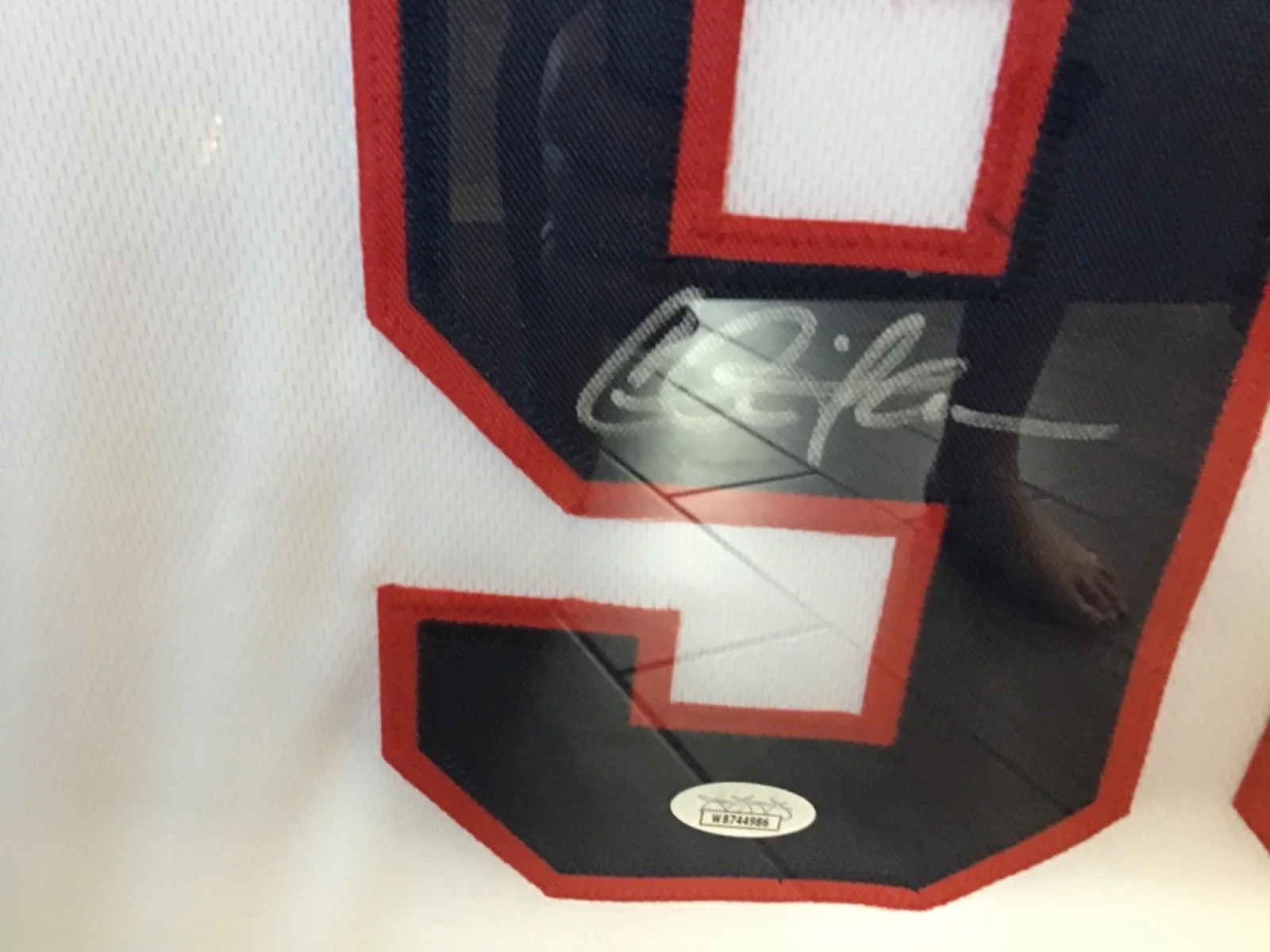 Autographed Charlie Sheen As Wild thing from Major League Framed, COA by JSA, изображение 3