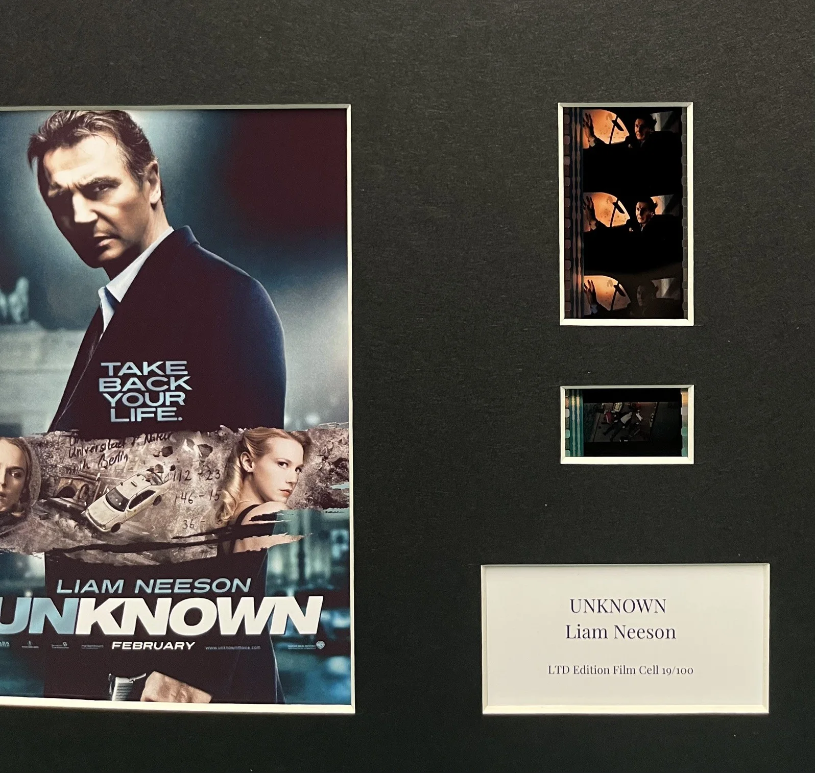 UNKNOWN Liam Neeson . 35mm Film Cell Mounted Display, image 2