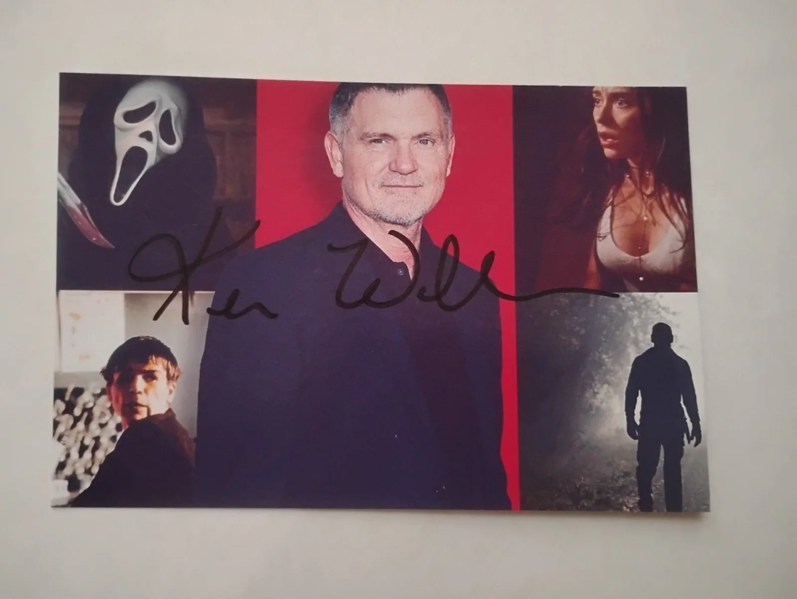 Kevin Williamson — Kevin Williamson screenwriter Wes Craven's SCREAM Hand Signed Autograph 4x6Photo