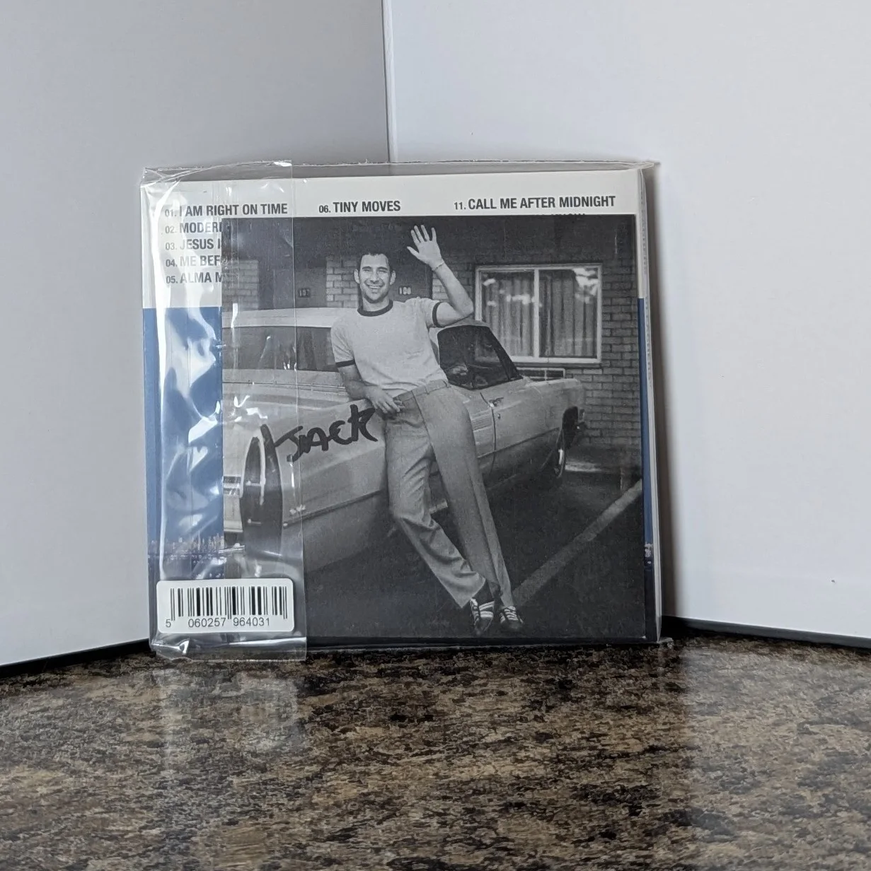 SIGNED & SEALED Bleachers "Dirty Hit" CD - Photo card signed by Jack Antonoff, image 2