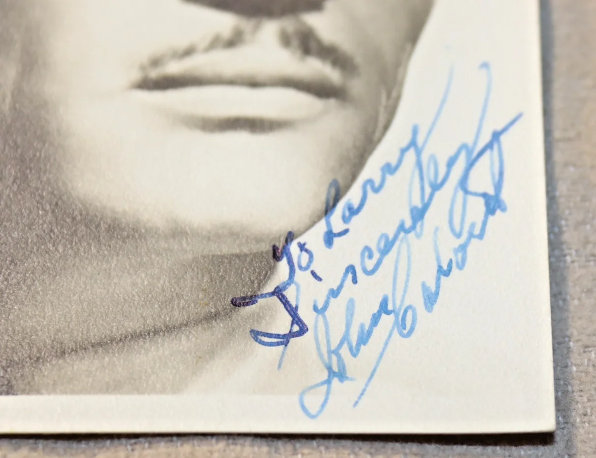 John Calvert — 1941 Hand SIGNED Photograph of Magician & Actor JOHN CALVERT 4" X 5" New York, изображение 2