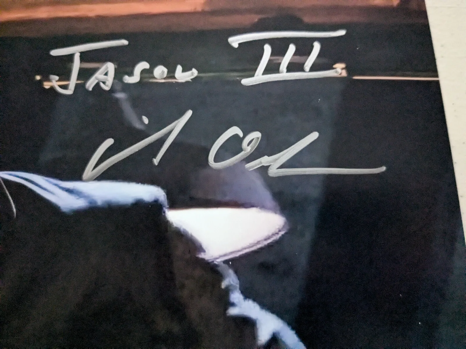 Mike De Luna Signed 8x10 PHOTO Jason Voorhees Friday the 13th 3 DeLuna JSA D, изображение 2