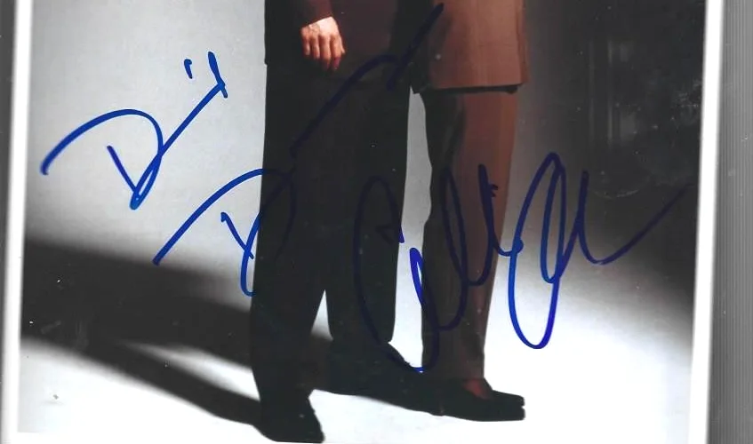 Hand Signed 8 x 10 photo david Duchovny & Gillian Anderson "The X Files", изображение 2