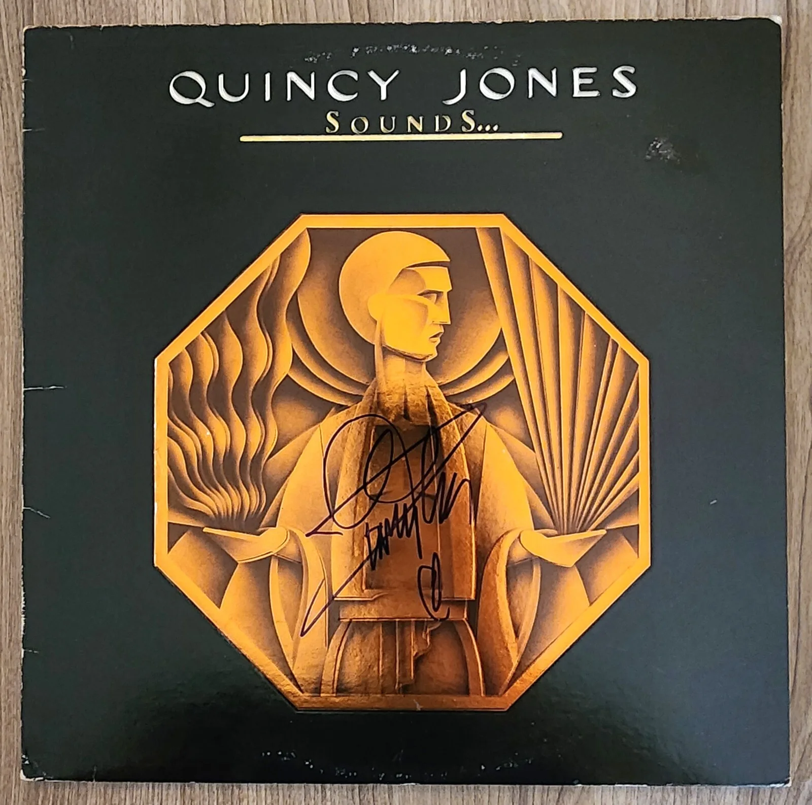 Quincy Jones Signed SOUNDS... Vinyl Record LEGEND Music Producer JSA, изображение 3
