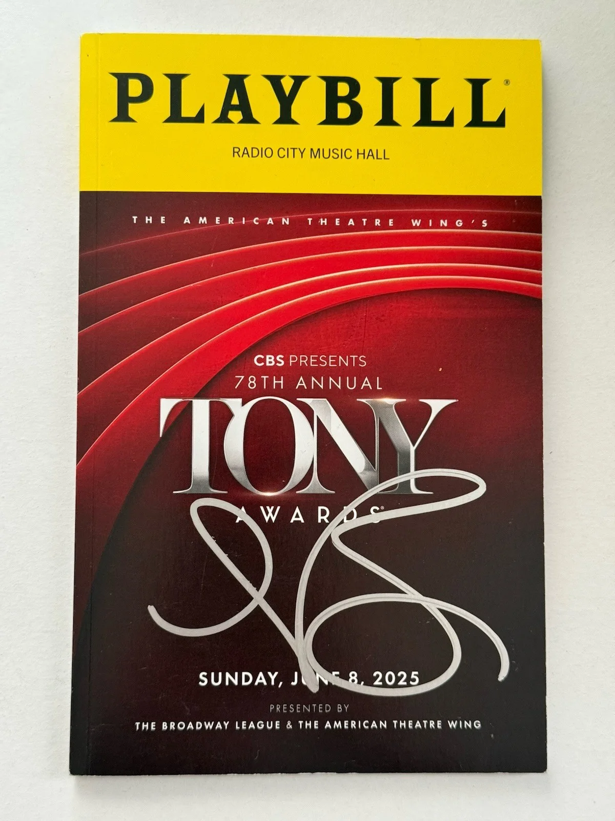 Nicole Scherzinger — Nicole Scherzinger Sunset Blvd Boulevard Signed Broadway Tony Awards Playbill