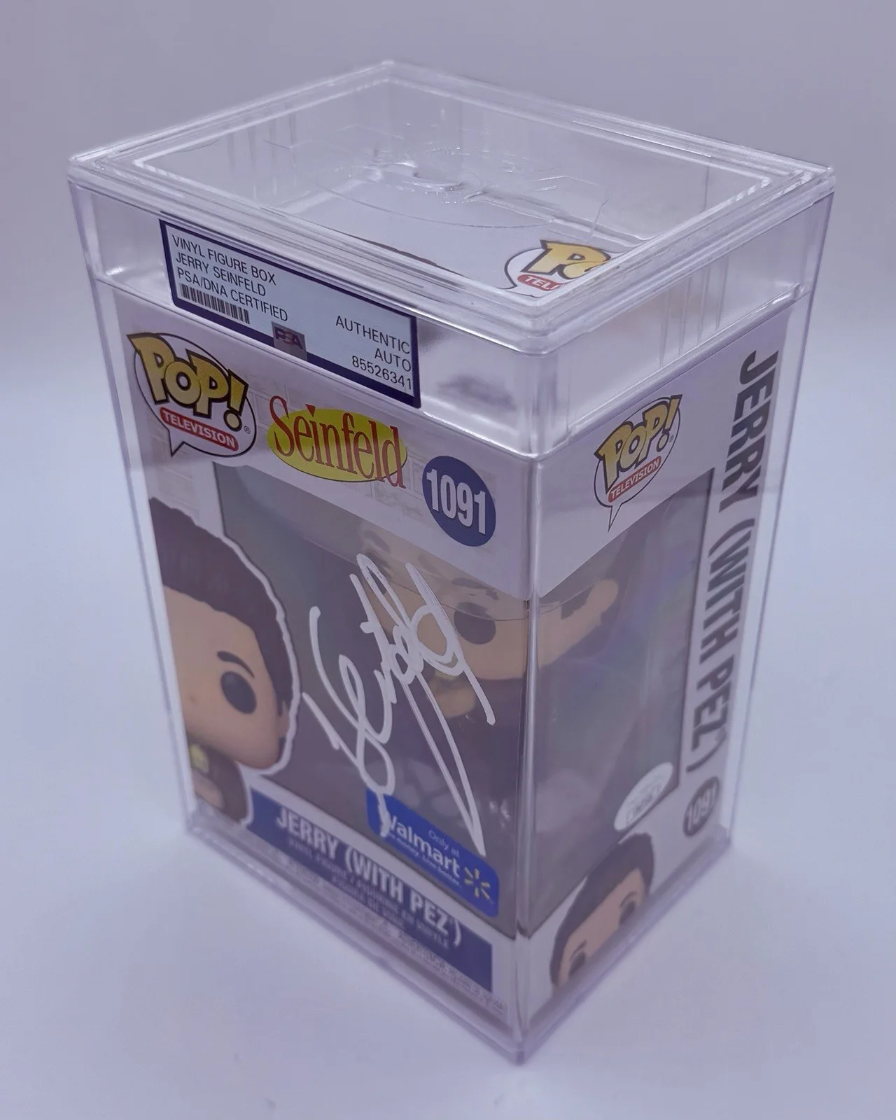 Jerry Seinfeld — Jerry Seinfeld Signed Seinfeld Funko Pop JSA PSA Encapsulated Walmart Exclusive, image 3
