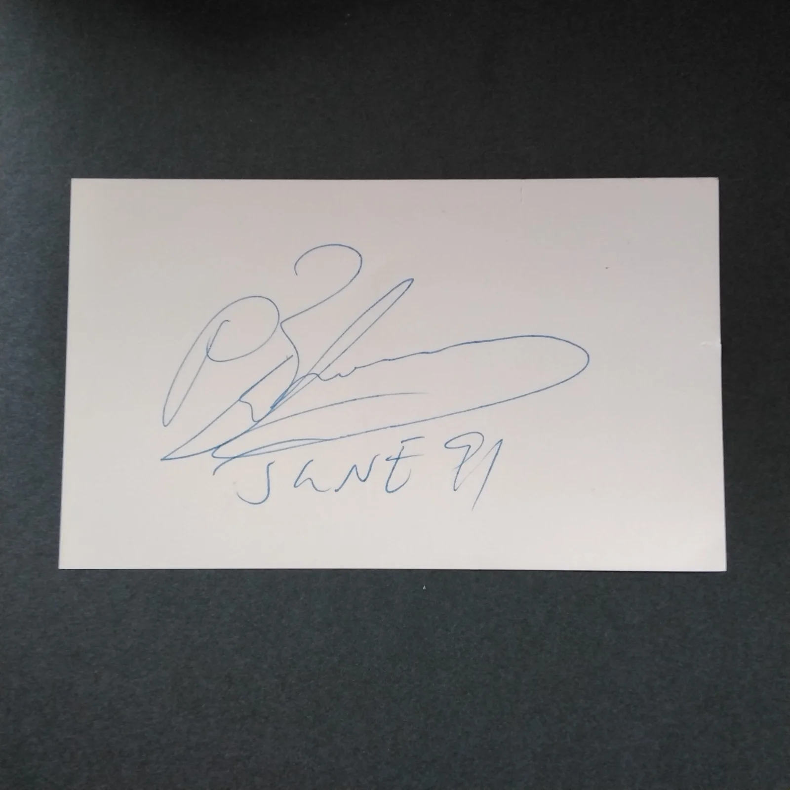 Pinchas Zukerman SIGNED 1991 Card Photo Virtuoso Violinist Conductor Grammy Win, изображение 3