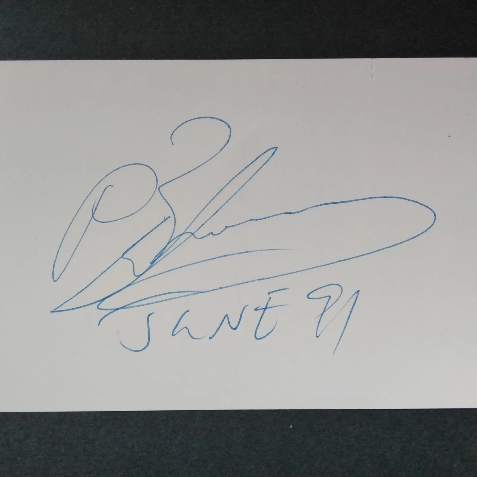 Pinchas Zukerman SIGNED 1991 Card Photo Virtuoso Violinist Conductor Grammy Win, изображение 4