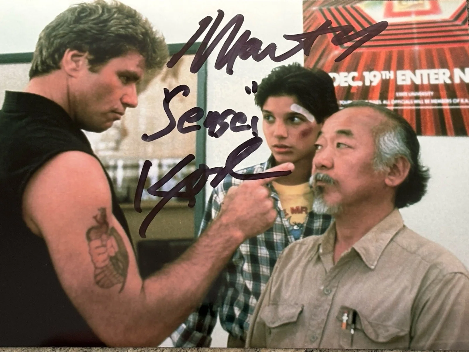 MARTIN KOVE — MARTY KOVE SENSEI JOHN KREESE KARATE KID COBRA KAI SIGNED AUTOGRAPHED 5X7 #5