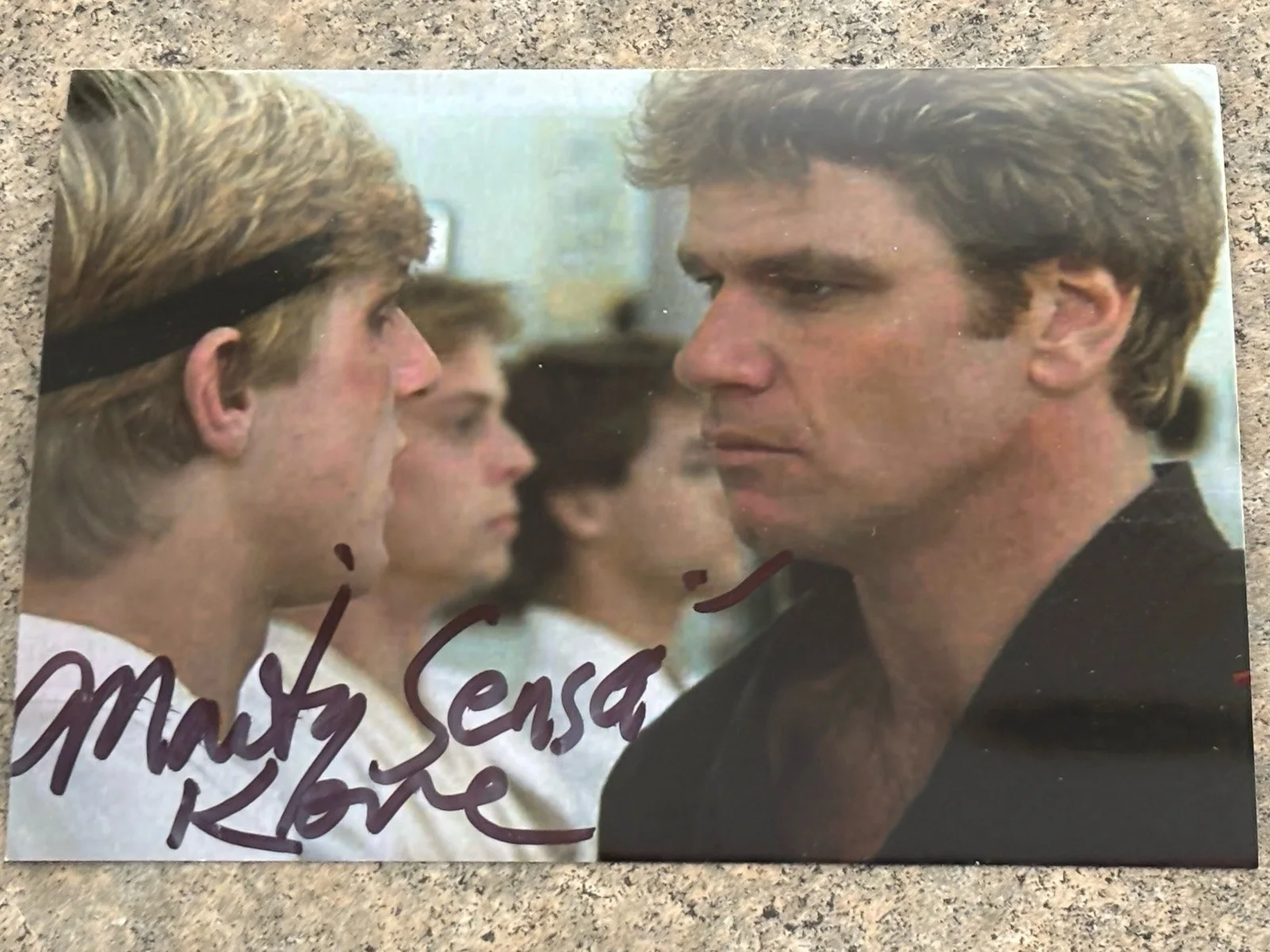 MARTIN KOVE — MARTY KOVE SENSEI JOHN KREESE KARATE KID COBRA KAI SIGNED AUTOGRAPHED 5X7 #2