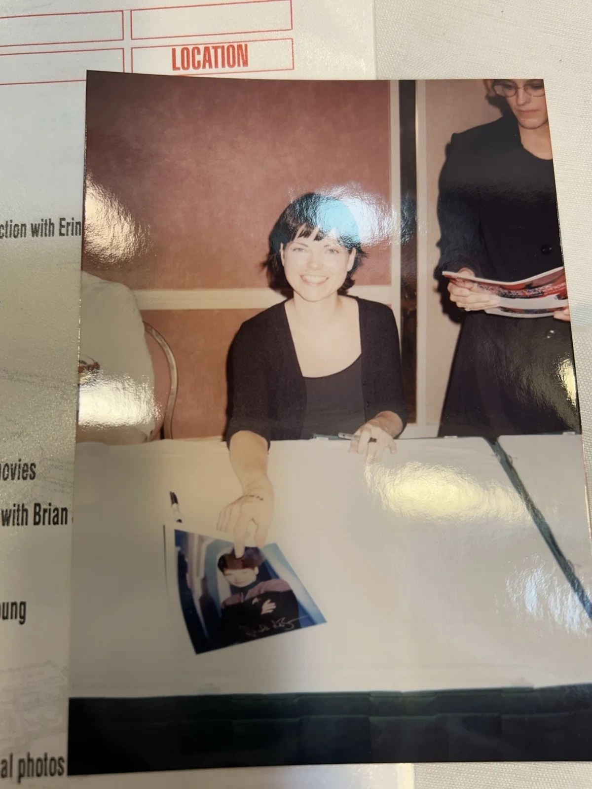 Nicole DeBoer — Star Trek Deep Space 9 Nicole DeBoer as Ezri Dax Signed Photo Vulkon 99 W/ Photo, image 5