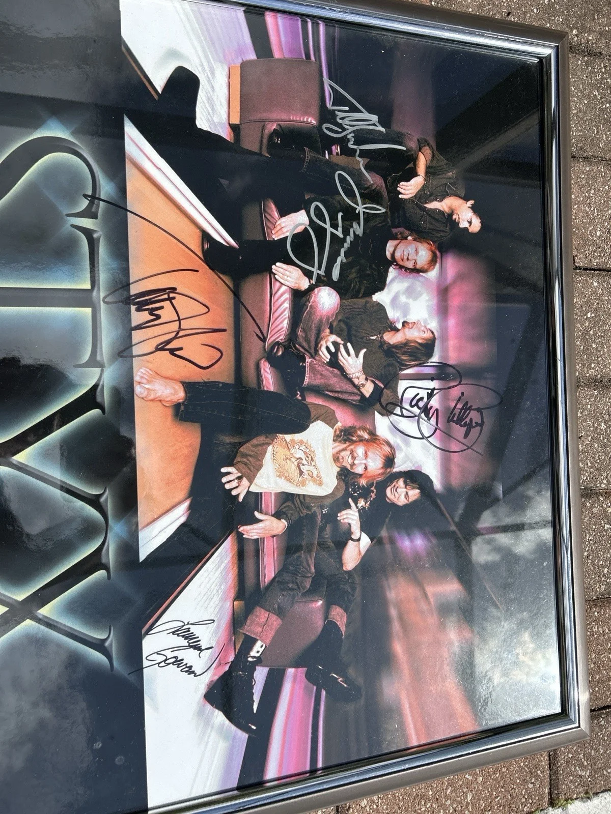 Styx Signed February 21 Trump Marina Poster JSA COA AR35512 Framed, изображение 2