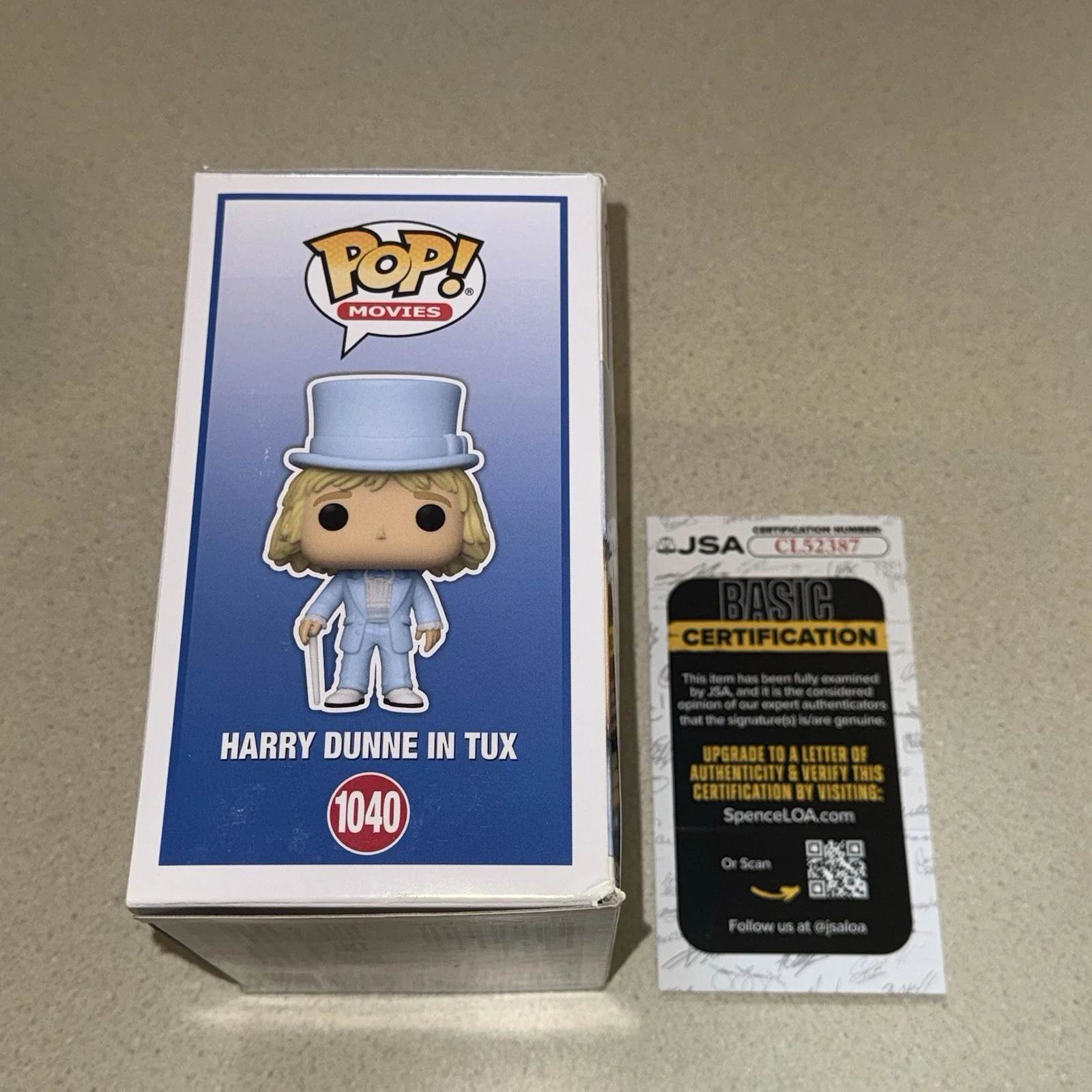 Jeff Daniels — JEFF DANIELS signed autographed POP FUNKO VINYL FIGURE TUX HARRY DUNNE #1040 JSA, image 4
