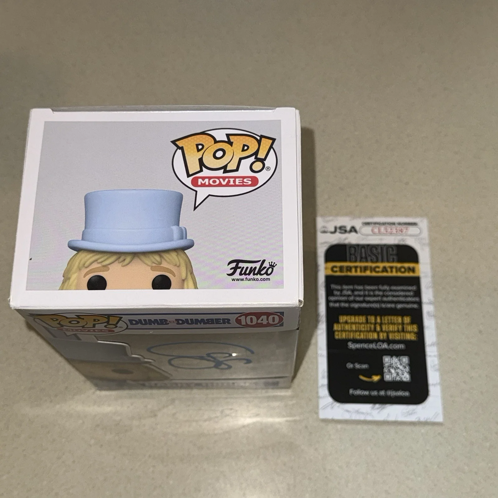 Jeff Daniels — JEFF DANIELS signed autographed POP FUNKO VINYL FIGURE TUX HARRY DUNNE #1040 JSA, image 5