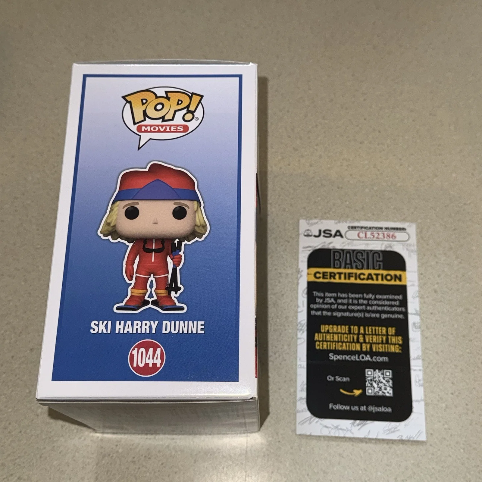 Jeff Daniels — JEFF DANIELS signed autographed POP FUNKO VINYL FIGURE SKI HARRY DUNNE #1044 JSA, image 4