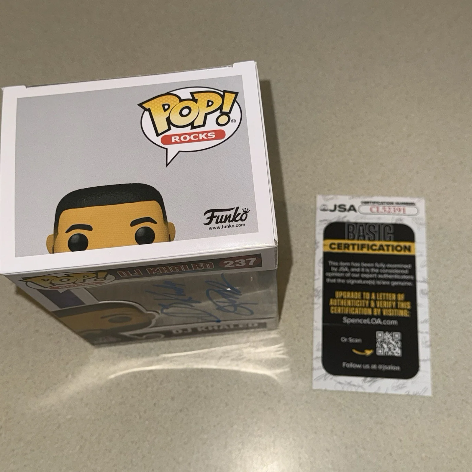 DJ KHALED signed autographed POP FUNKO VINYL FIGURE WE THE BEST #237 JSA COA, изображение 4