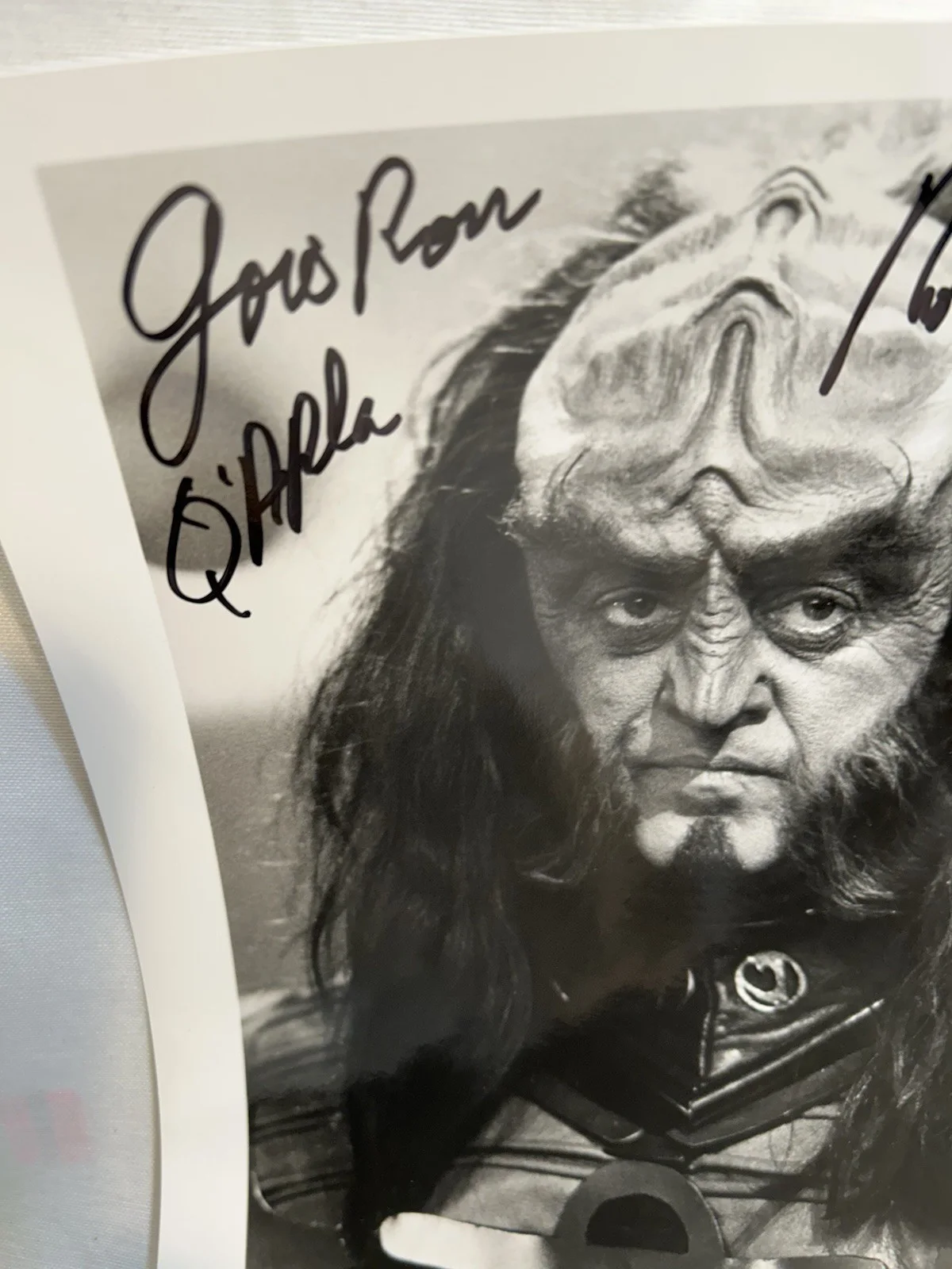 Robert O'Reilly — Star Trek Deep Space Nine Robert Oreilly as Gowron Signed Photo with COA, image 2