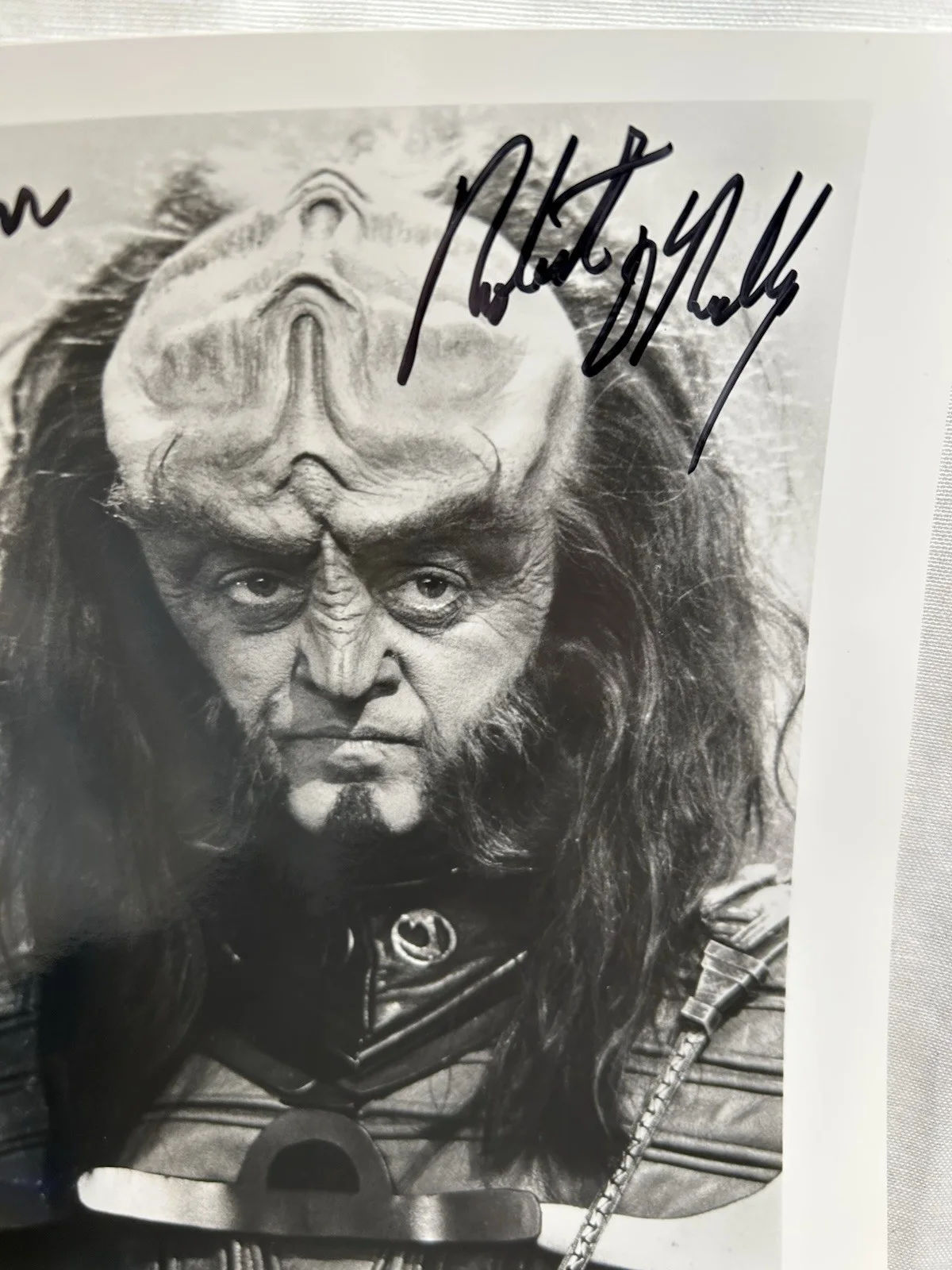 Robert O'Reilly — Star Trek Deep Space Nine Robert Oreilly as Gowron Signed Photo with COA, image 3
